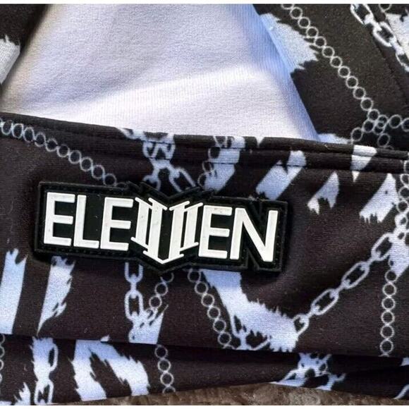 ELEVEN by Venus Williams NWT 90s Girl Sports Bra Chain Print Size Small NEW - Picture 3 of 11